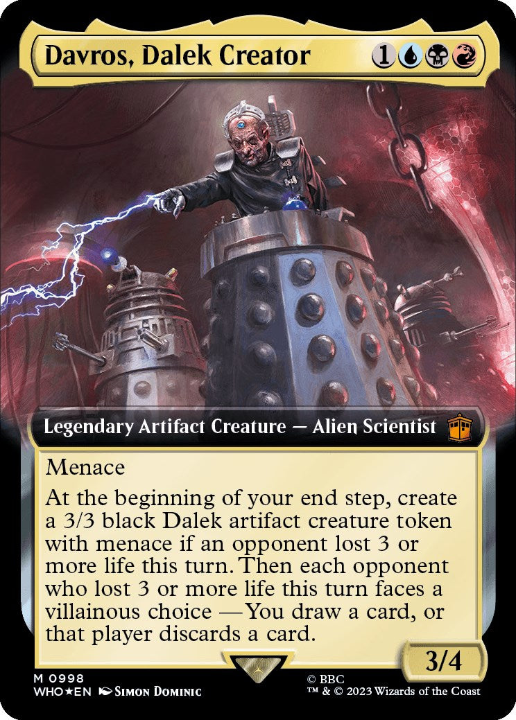 Davros, Dalek Creator (Extended Art) (Surge Foil) [Doctor Who] | Good Games North