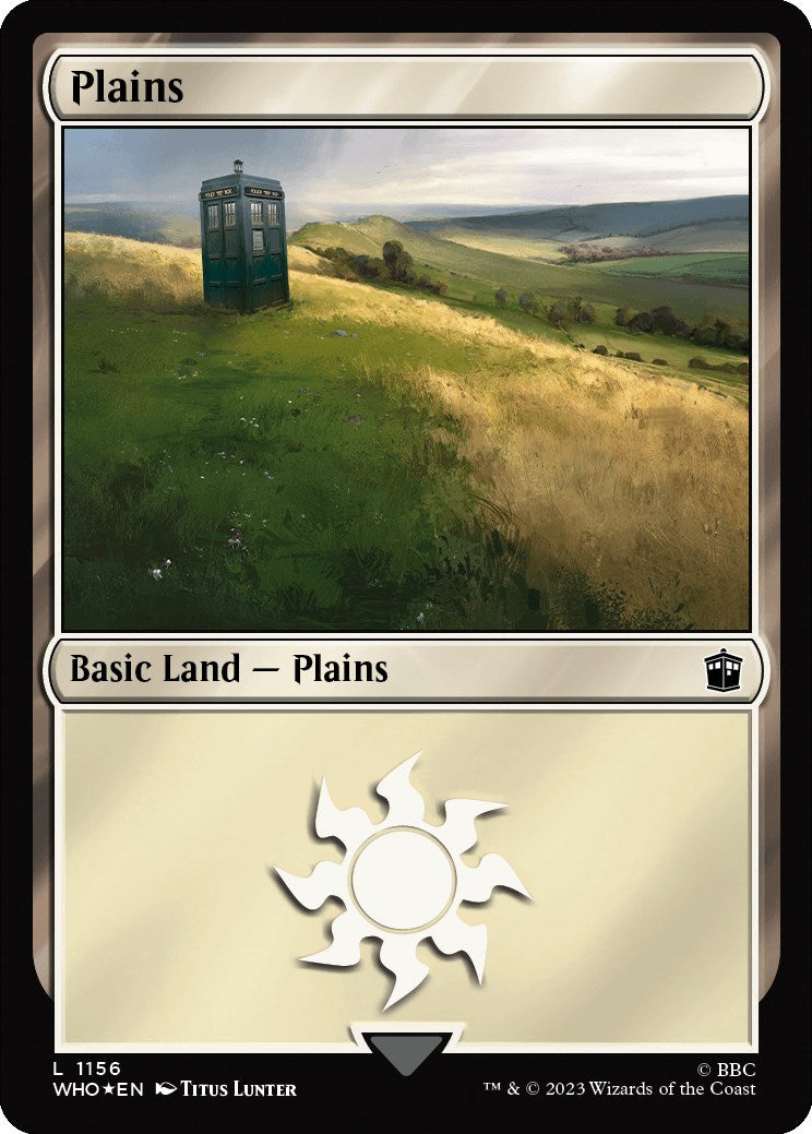 Plains (1156) (Surge Foil) [Doctor Who] | Good Games North