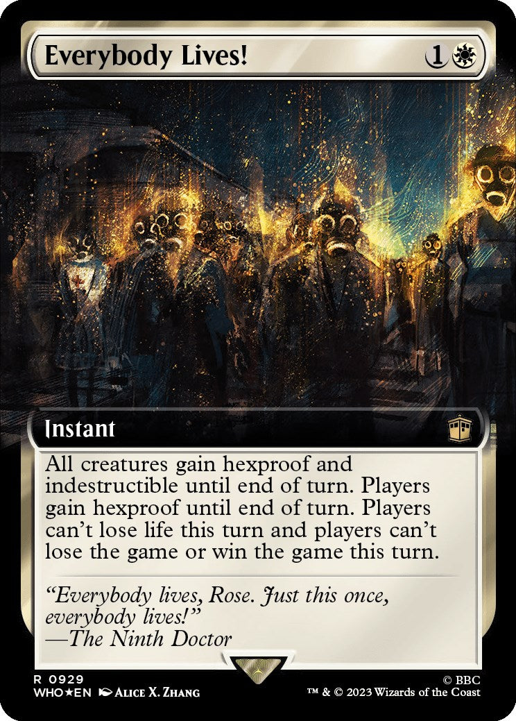 Everybody Lives! (Extended Art) (Surge Foil) [Doctor Who] | Good Games North