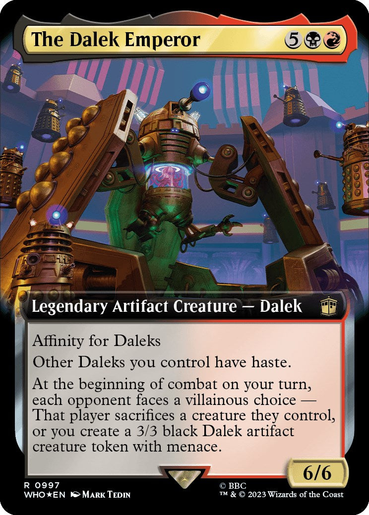 The Dalek Emperor (Extended Art) (Surge Foil) [Doctor Who] | Good Games North