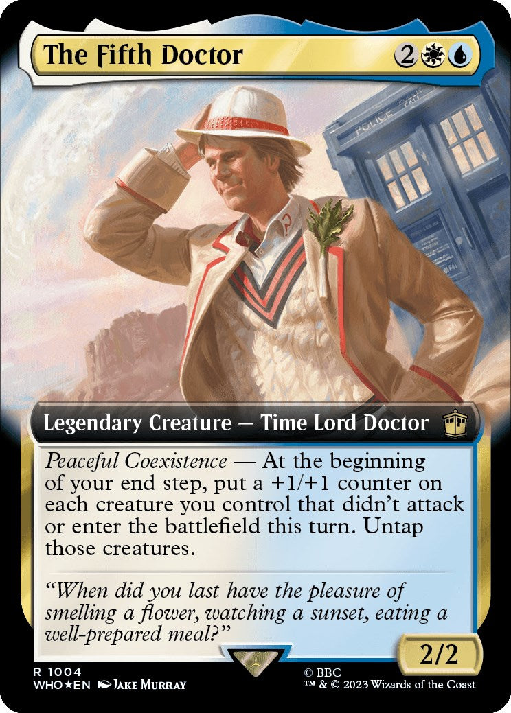 The Fifth Doctor (Extended Art) (Surge Foil) [Doctor Who] | Good Games North