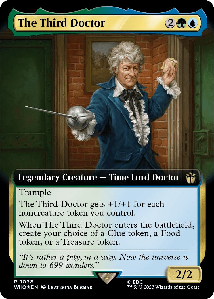 The Third Doctor (Extended Art) (Surge Foil) [Doctor Who] | Good Games North