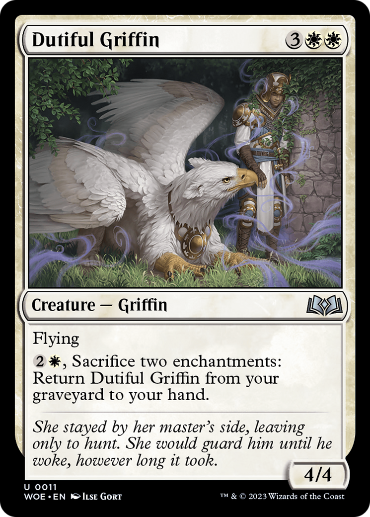 Dutiful Griffin [Wilds of Eldraine] | Good Games North