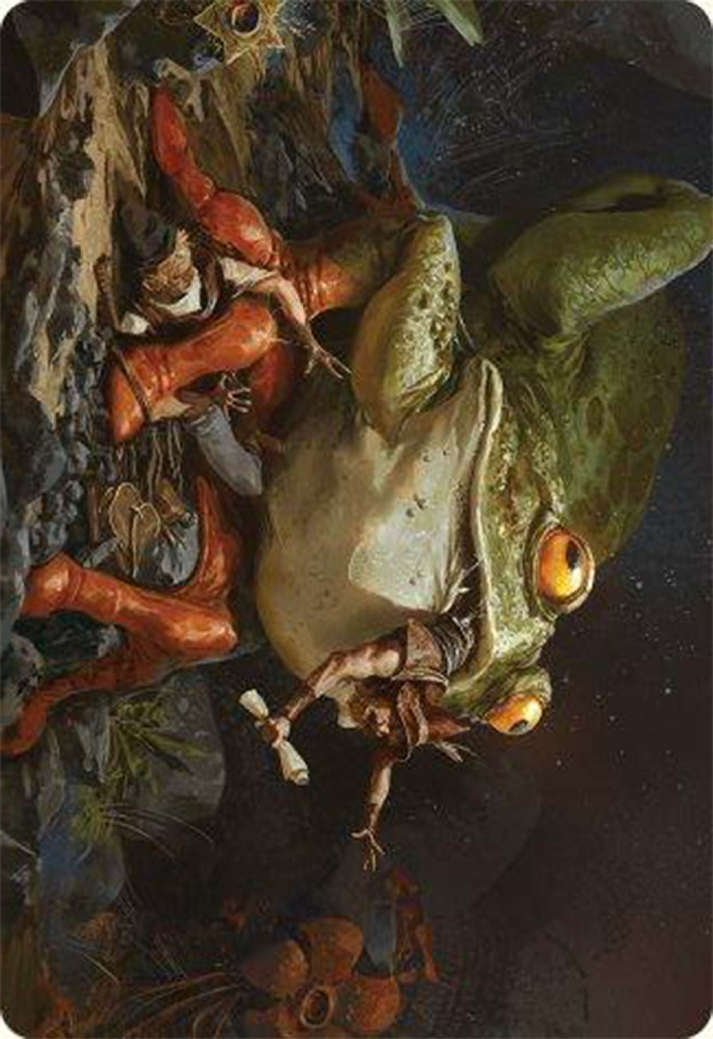 Rampant Frogantua Art Card [Modern Horizons 3 Art Series] | Good Games North