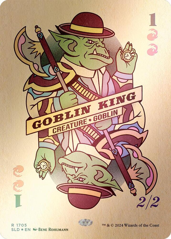 Goblin King 1705 (Secret Lair Drop Series)  - Borderless Rainbow Foil | Good Games North