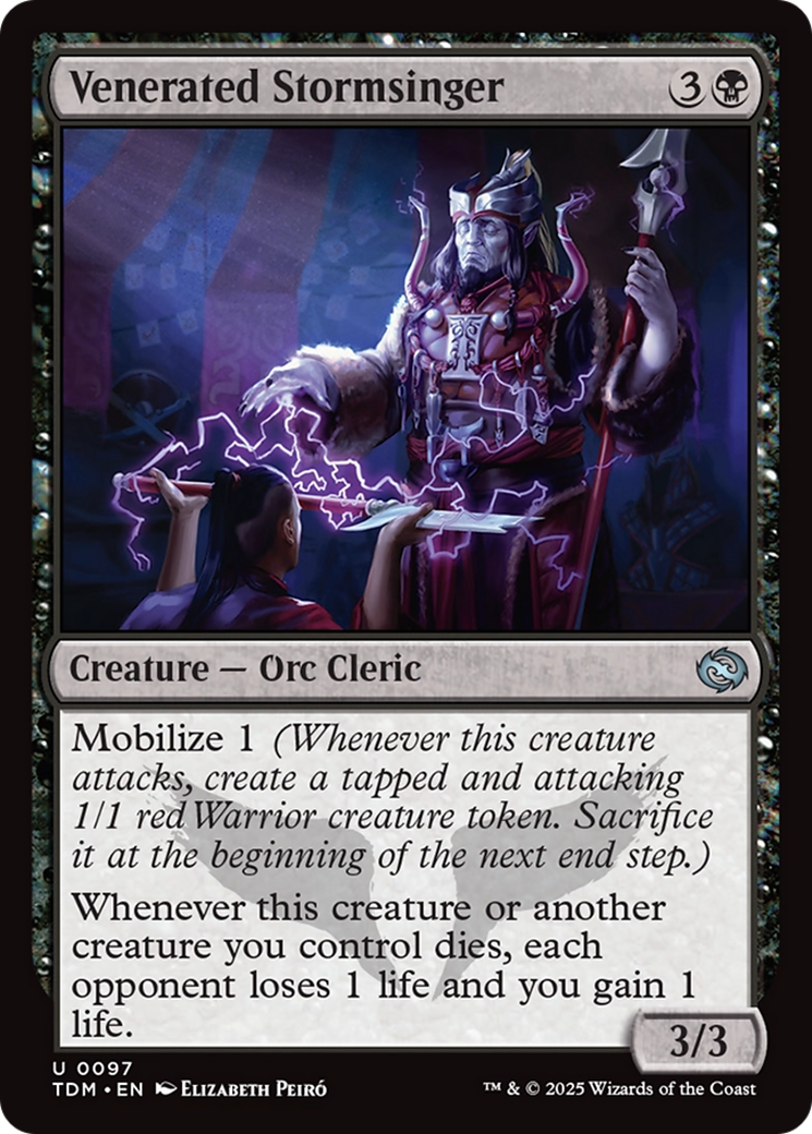 Venerated Stormsinger [Tarkir: Dragonstorm] | Good Games North