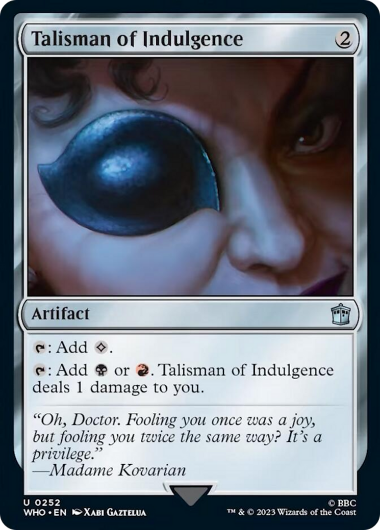 Talisman of Indulgence [Doctor Who] | Good Games North
