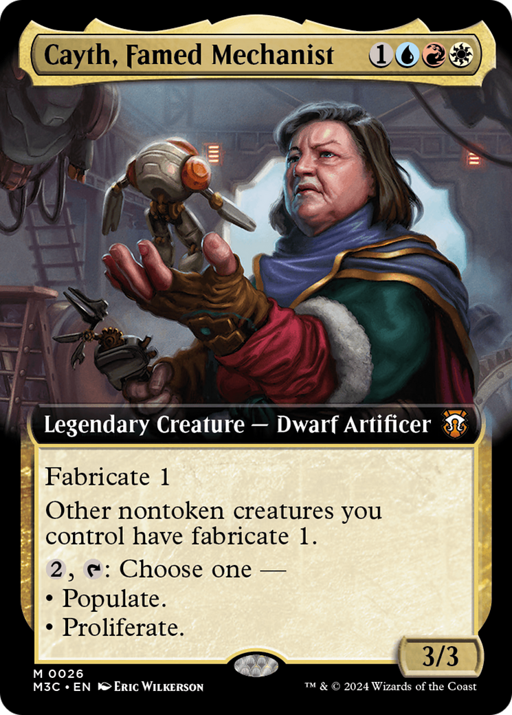 Cayth, Famed Mechanist (Extended Art) [Modern Horizons 3 Commander] | Good Games North