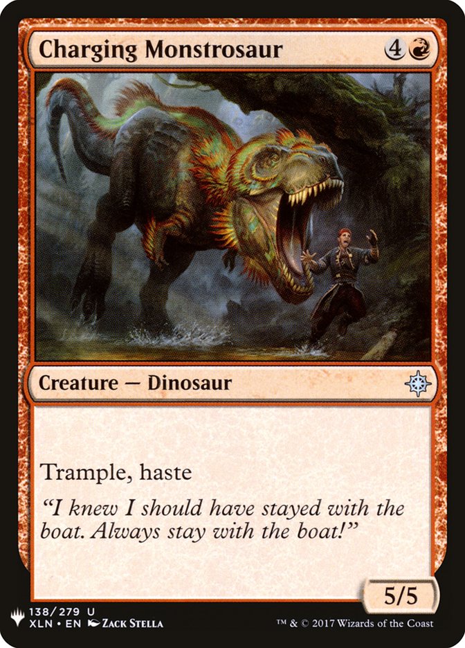 Charging Monstrosaur [Mystery Booster] | Good Games North