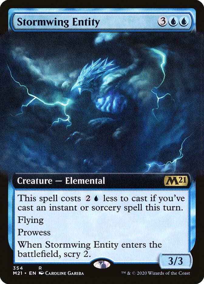 Stormwing Entity Extended Art (Core Set 2021)  - Foil | Good Games North