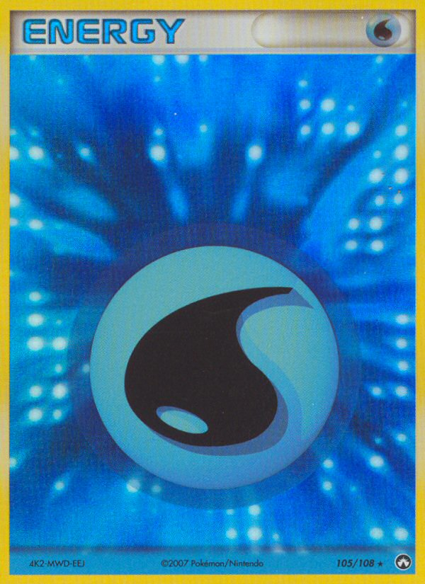 Water Energy (105/108) [EX: Power Keepers] | Good Games North
