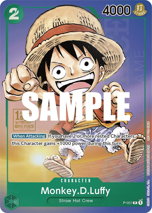Monkey.D.Luffy (1st Anniversary Tournament) [One Piece Promotion Cards] | Good Games North