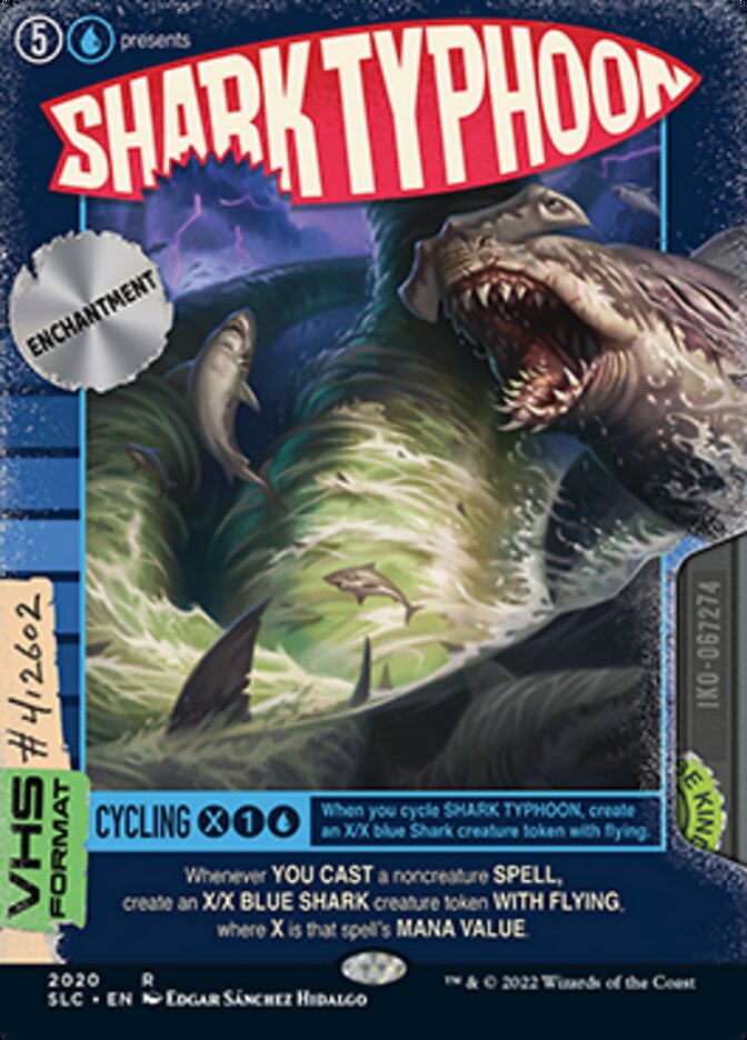 Shark Typhoon (Borderless Alternate Art) [Secret Lair Countdown Kit] | Good Games North