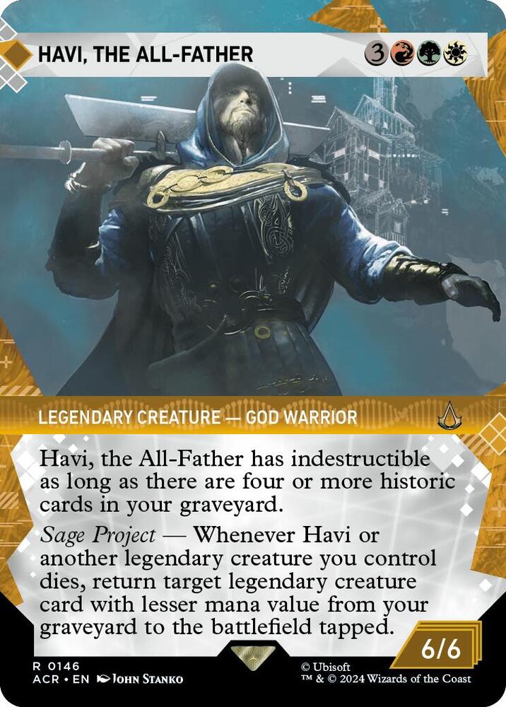 Havi the All Father Showcase (Universes Beyond: Assassin's Creed)  - Foil | Good Games North