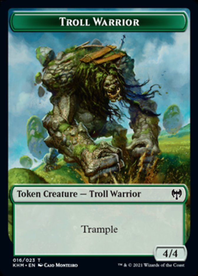 Troll Warrior Token [Kaldheim Tokens] | Good Games North