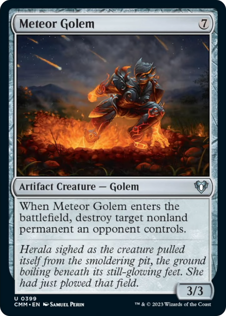 Meteor Golem [Commander Masters] | Good Games North