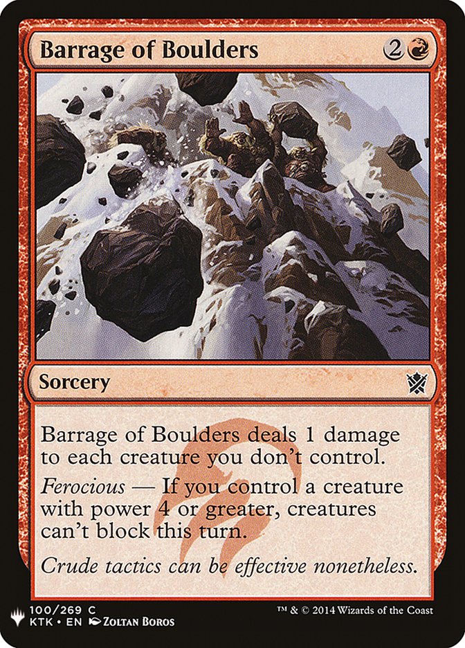 Barrage of Boulders [Mystery Booster] | Good Games North