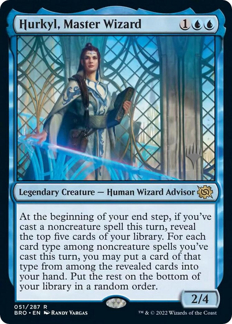 Hurkyl, Master Wizard (Promo Pack) [The Brothers' War Promos] | Good Games North