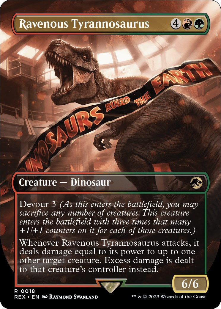 Ravenous Tyrannosaurus (Borderless) [Jurassic World Collection] | Good Games North