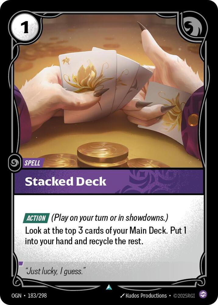 Stacked Deck 183/298 (Origins)  - Foil | Good Games North