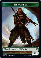 Elf Warrior // Tibalt, Cosmic Impostor Emblem Double-Sided Token [Kaldheim Tokens] | Good Games North