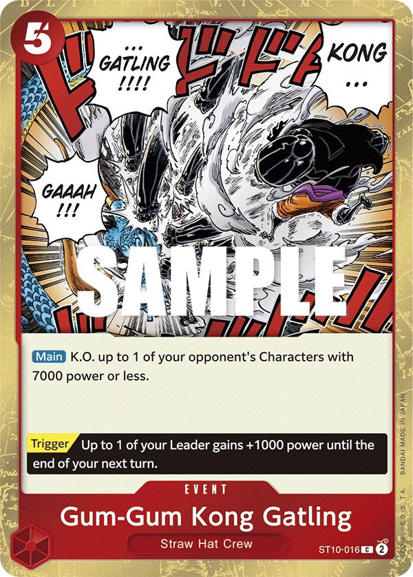 Gum-Gum Kong Gatling [Ultra Deck - The Three Captains] | Good Games North