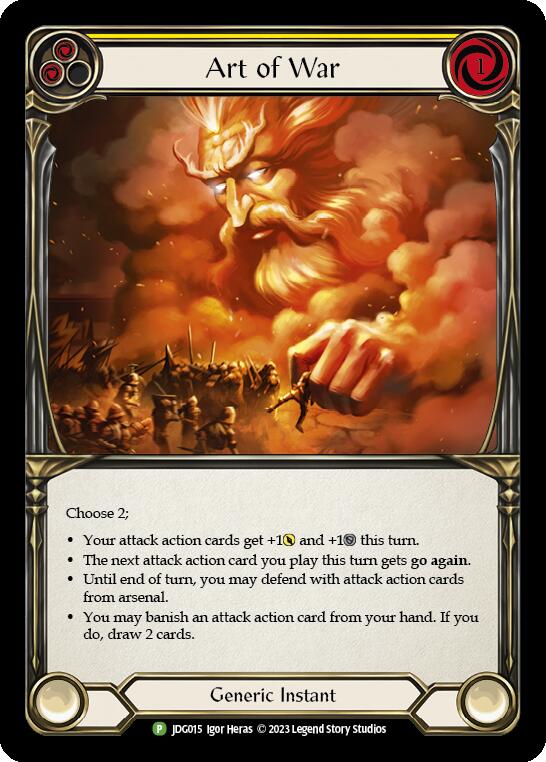 Art of War (Cold Foil) [JDG015] (Promo)  Cold Foil | Good Games North