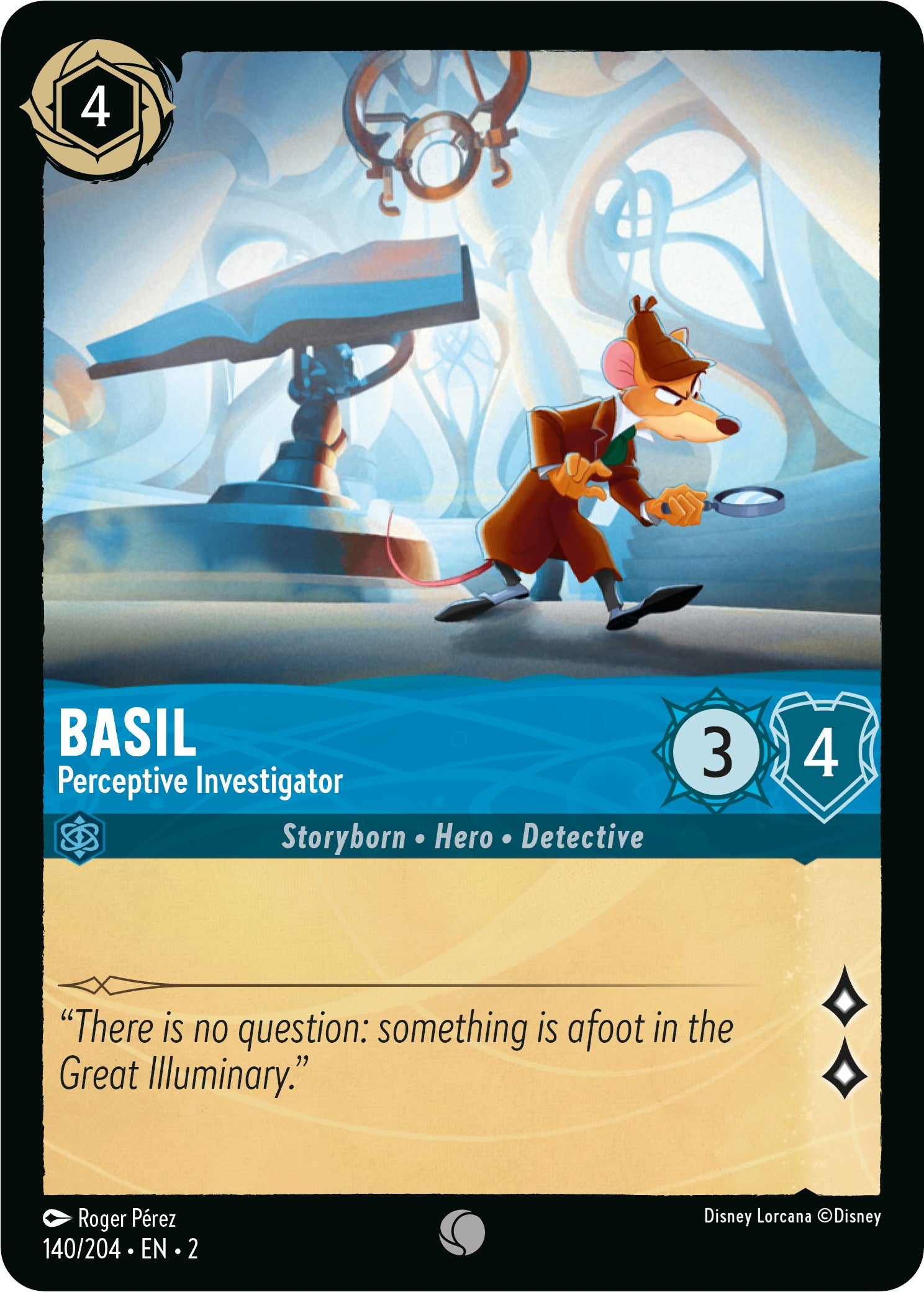Basil - Perceptive Investigator (140/204) [Rise of the Floodborn] | Good Games North