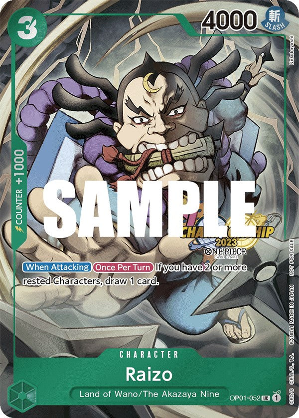 Raizo (CS 2023 Event Pack) [One Piece Promotion Cards] | Good Games North