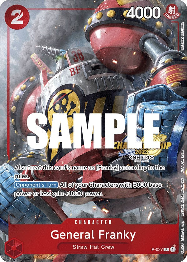 General Franky (CS 2023 Event Pack) [One Piece Promotion Cards] | Good Games North