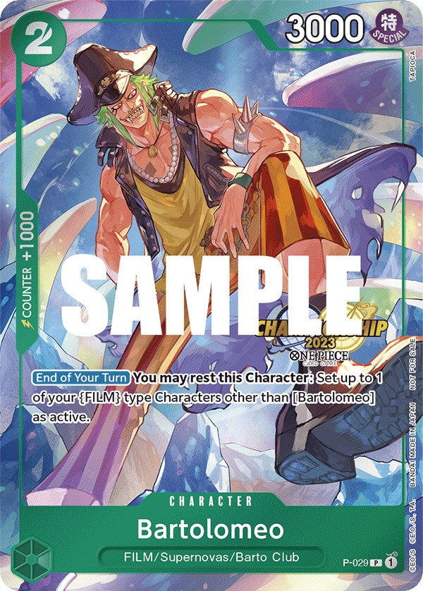 Bartolomeo (CS 2023 Event Pack) [One Piece Promotion Cards] | Good Games North