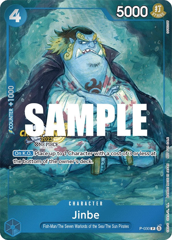 Jinbe (CS 2023 Event Pack) [One Piece Promotion Cards] | Good Games North