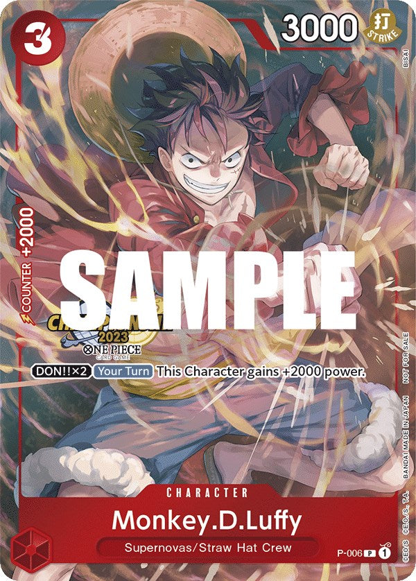 Monkey.D.Luffy (CS 2023 Celebration Pack) [One Piece Promotion Cards] | Good Games North