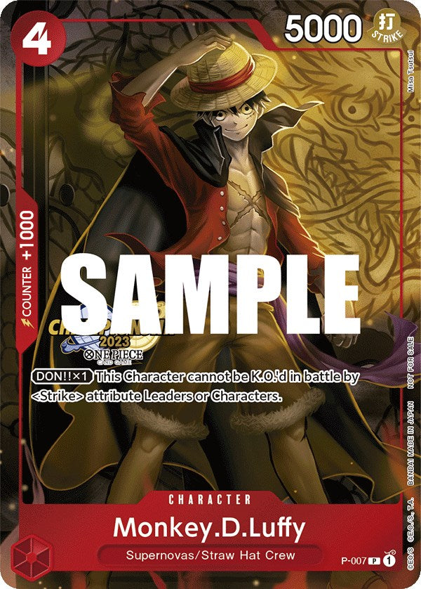 Monkey.D.Luffy (CS 2023 Celebration Pack) [One Piece Promotion Cards] | Good Games North