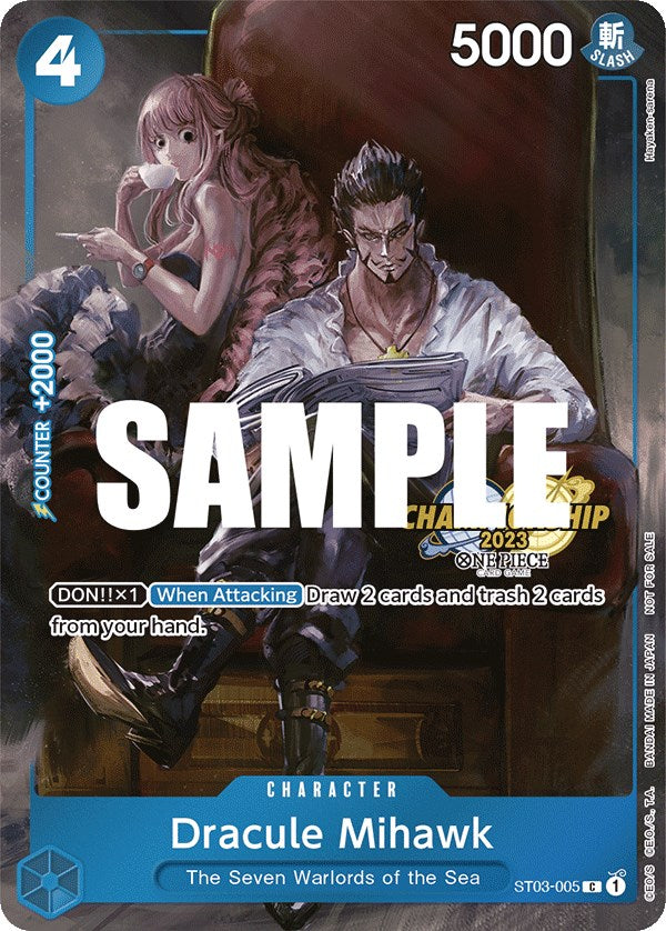 Dracule Mihawk (CS 2023 Celebration Pack) [One Piece Promotion Cards] | Good Games North