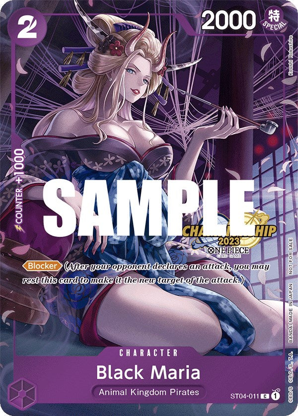 Black Maria (CS 2023 Celebration Pack) [One Piece Promotion Cards] | Good Games North