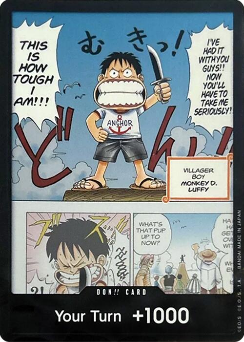 DON!! Card (Young Luffy) (Devil Fruits Collection Vol. 1) [One Piece Promotion Cards] | Good Games North