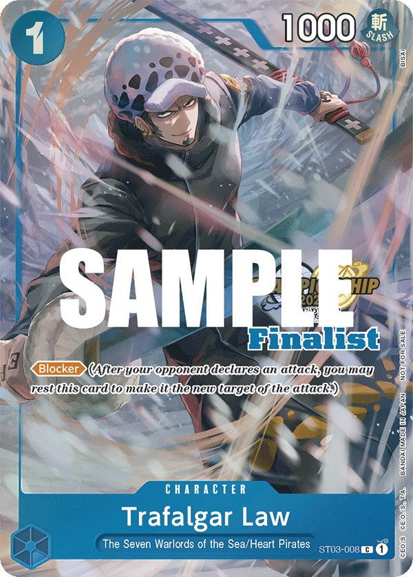 Trafalgar Law (CS 2023 Top Players Pack) [Finalist] [One Piece Promotion Cards] | Good Games North