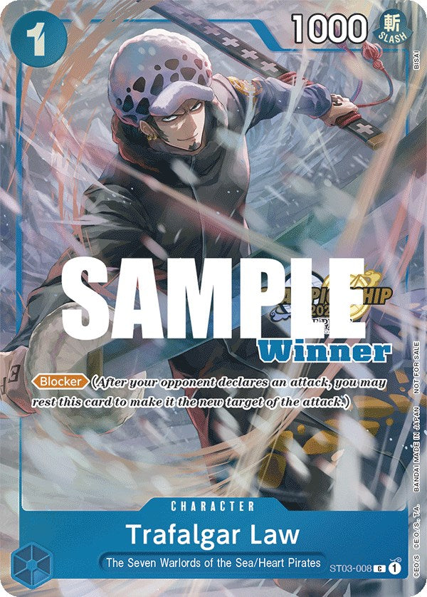 Trafalgar Law (CS 2023 Top Players Pack) [Winner] [One Piece Promotion Cards] | Good Games North