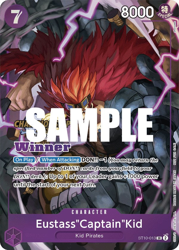 Eustass"Captain"Kid (CS 2023 Top Players Pack) [Winner] [One Piece Promotion Cards] | Good Games North