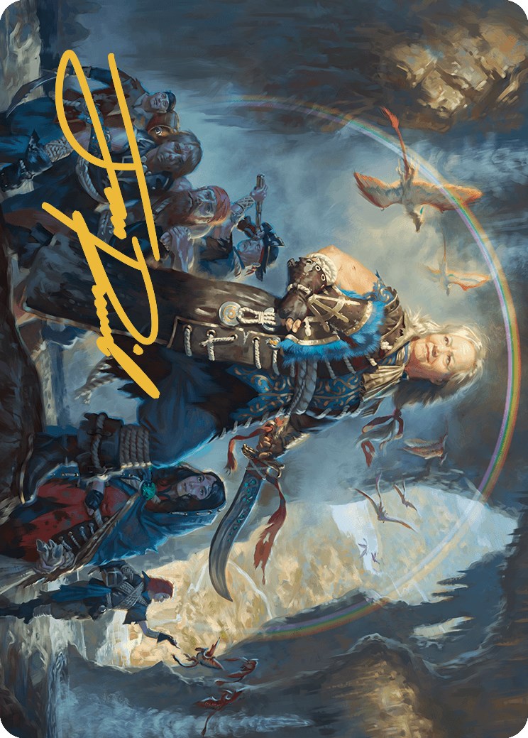 Admiral Brass, Unsinkable Art Card (Gold-Stamped Signature) [The Lost Caverns of Ixalan Art Series] | Good Games North