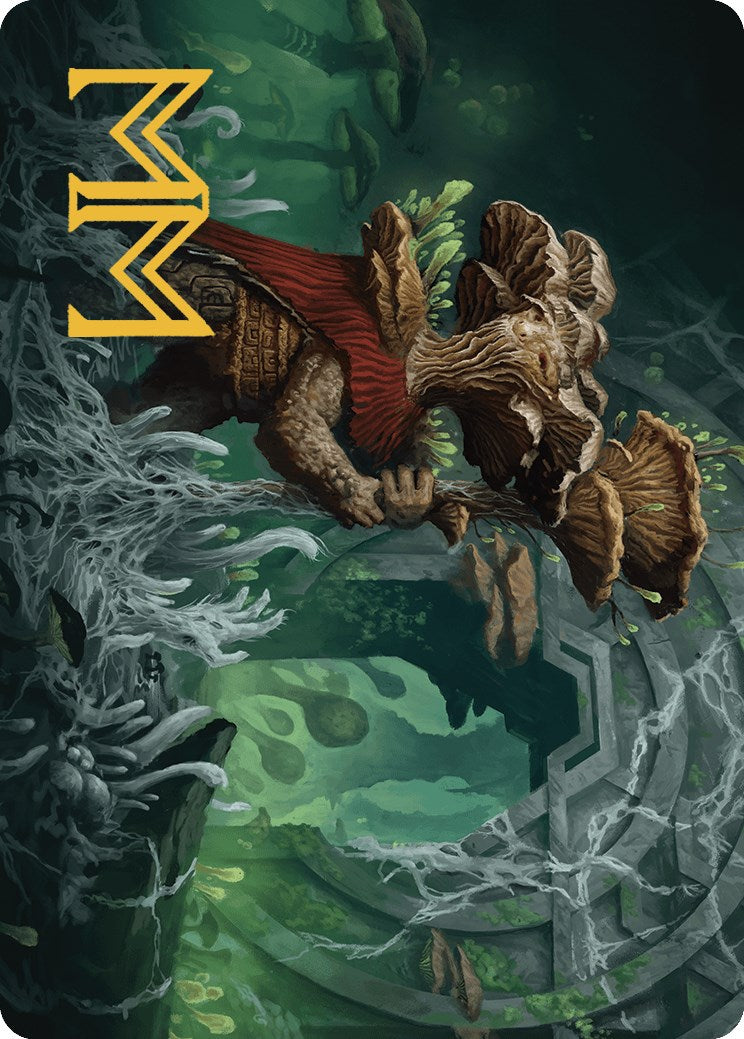Tendril of the Mycotyrant Art Card (Gold-Stamped Signature) [The Lost Caverns of Ixalan Art Series] | Good Games North