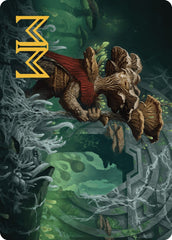 Tendril of the Mycotyrant Art Card (Gold-Stamped Signature) [The Lost Caverns of Ixalan Art Series] | Good Games North