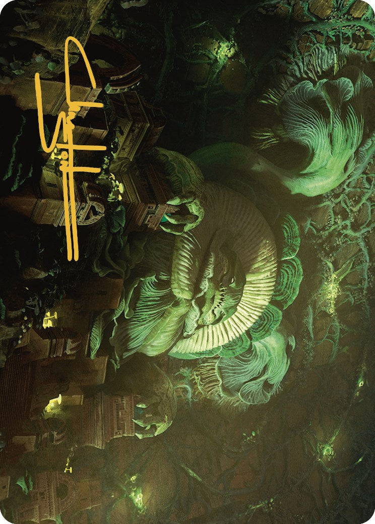 The Mycotyrant Art Card (Gold-Stamped Signature) [The Lost Caverns of Ixalan Art Series] | Good Games North