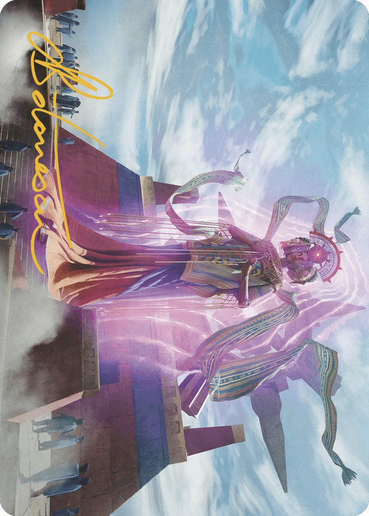 Ojer Taq, Deepest Foundation Art Card (4/81) (Gold-Stamped Signature) [The Lost Caverns of Ixalan Art Series] | Good Games North