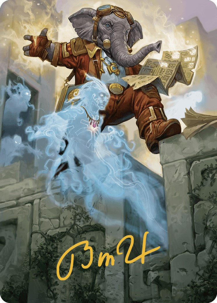 Quintorius Kand Art Card (37/81) (Gold-Stamped Signature) [The Lost Caverns of Ixalan Art Series] | Good Games North