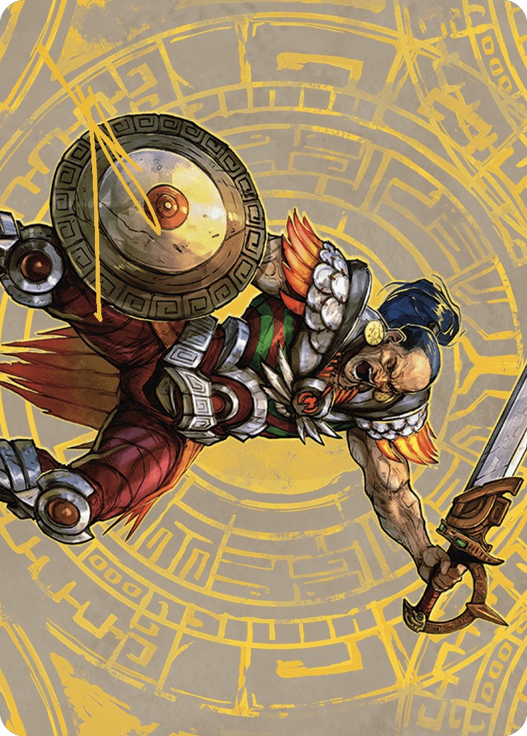 Inti, Seneschal of the Sun Art Card (Gold-Stamped Signature) [The Lost Caverns of Ixalan Art Series] | Good Games North
