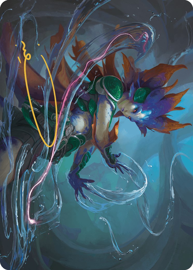 Nicanzil, Current Conductor Art Card (Gold-Stamped Signature) [The Lost Caverns of Ixalan Art Series] | Good Games North