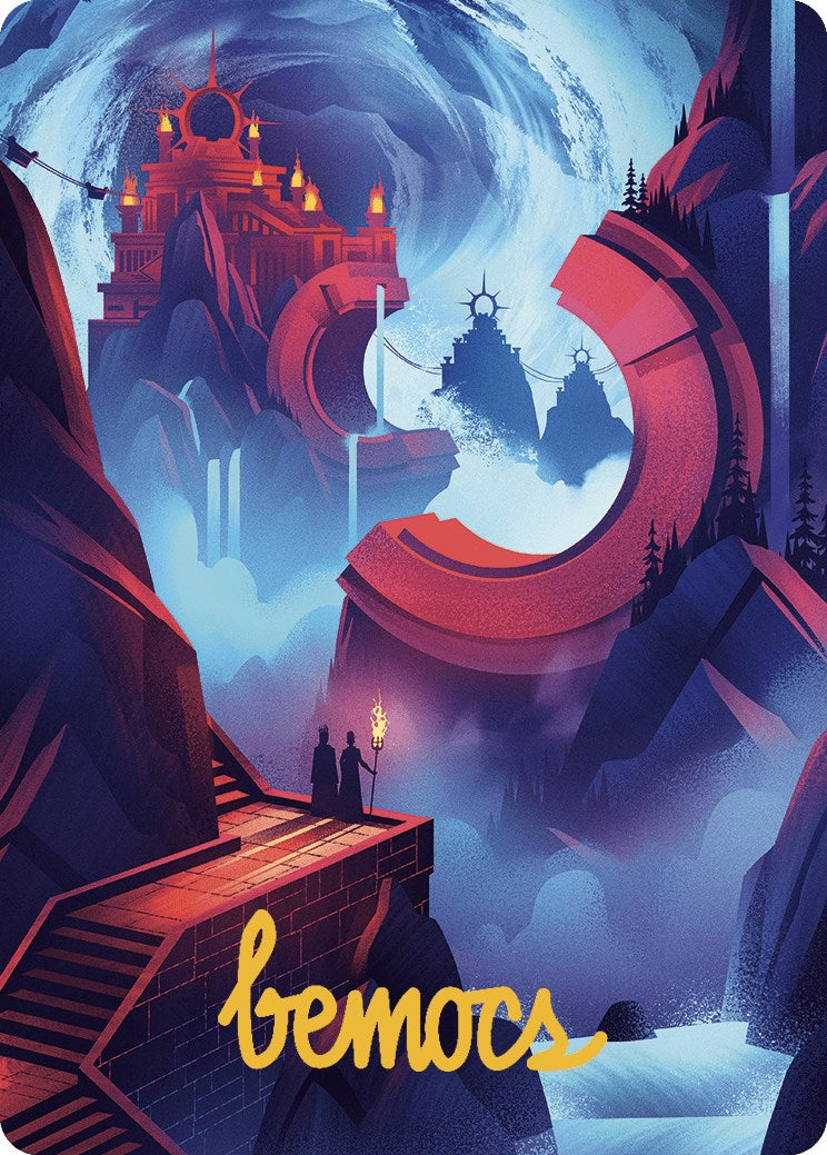 Mountain Art Card (Gold-Stamped Signature) [The Lost Caverns of Ixalan Art Series] | Good Games North