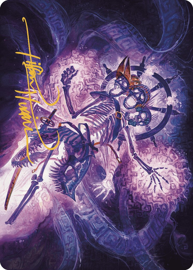 The Grim Captain Art Card (Gold-Stamped Signature) [The Lost Caverns of Ixalan Art Series] | Good Games North